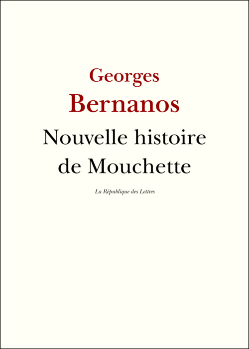 ebook cover of Nouvelle histoire de Mouchette, by Georges Bernanos