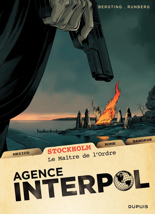 Couverture ebook de Interpol - Volume 2 - Stockholm - Master of the Order, de Peter Bergting, Sylvain Runberg