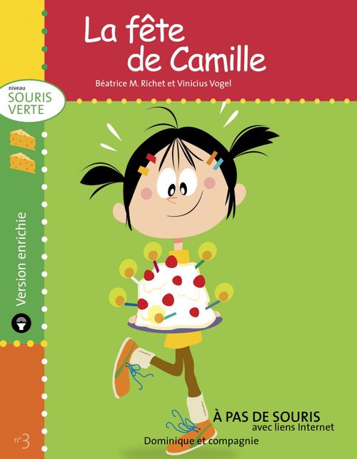Couverture ebook de La fête de Camille - version enrichie, de Béatrice m. Richet