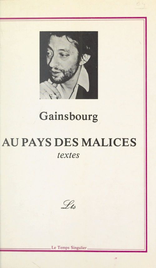 ebook cover of Au pays des malices, by Serge Gainsbourg