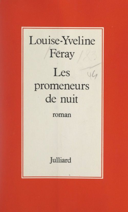 Couverture ebook de Les promeneurs de nuit, de Louise-Yveline Feray