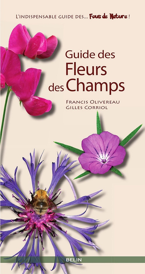 Couverture ebook de Guide des fleurs des champs, de Gilles Corriol, Francis Olivereau