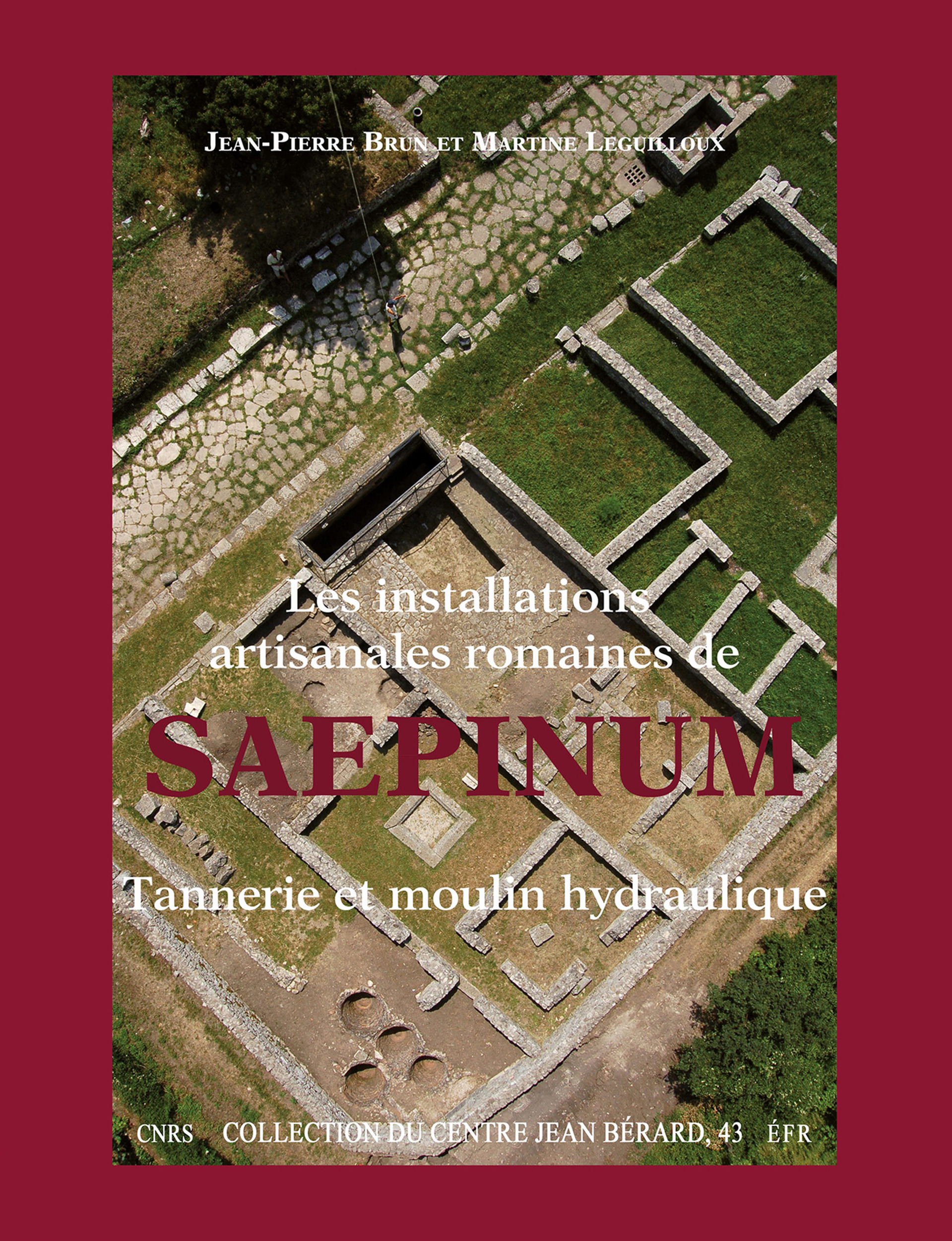 Couverture ebook de Les installations artisanales romaines de Saepinum, de Collectif