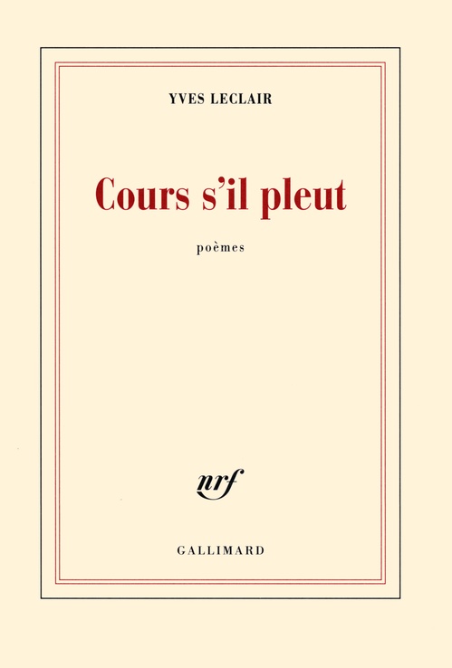 ebook cover of Cours s'il pleut, by Yves Leclair