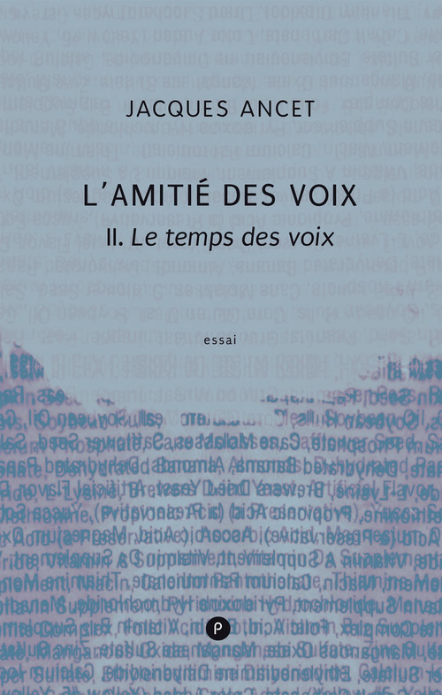 Couverture ebook de L'Amitié des voix, de Jacques Ancet