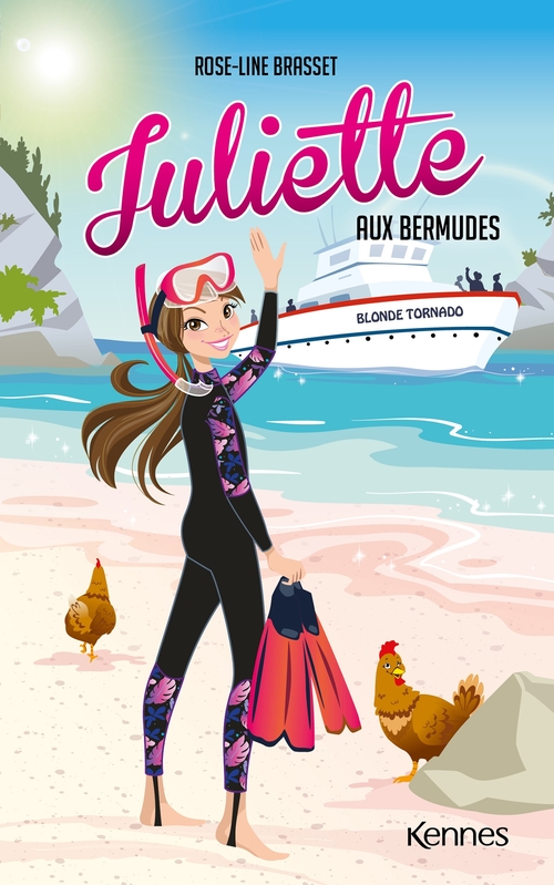 ebook cover of Juliette aux Bermudes, by Rose-Line Brasset