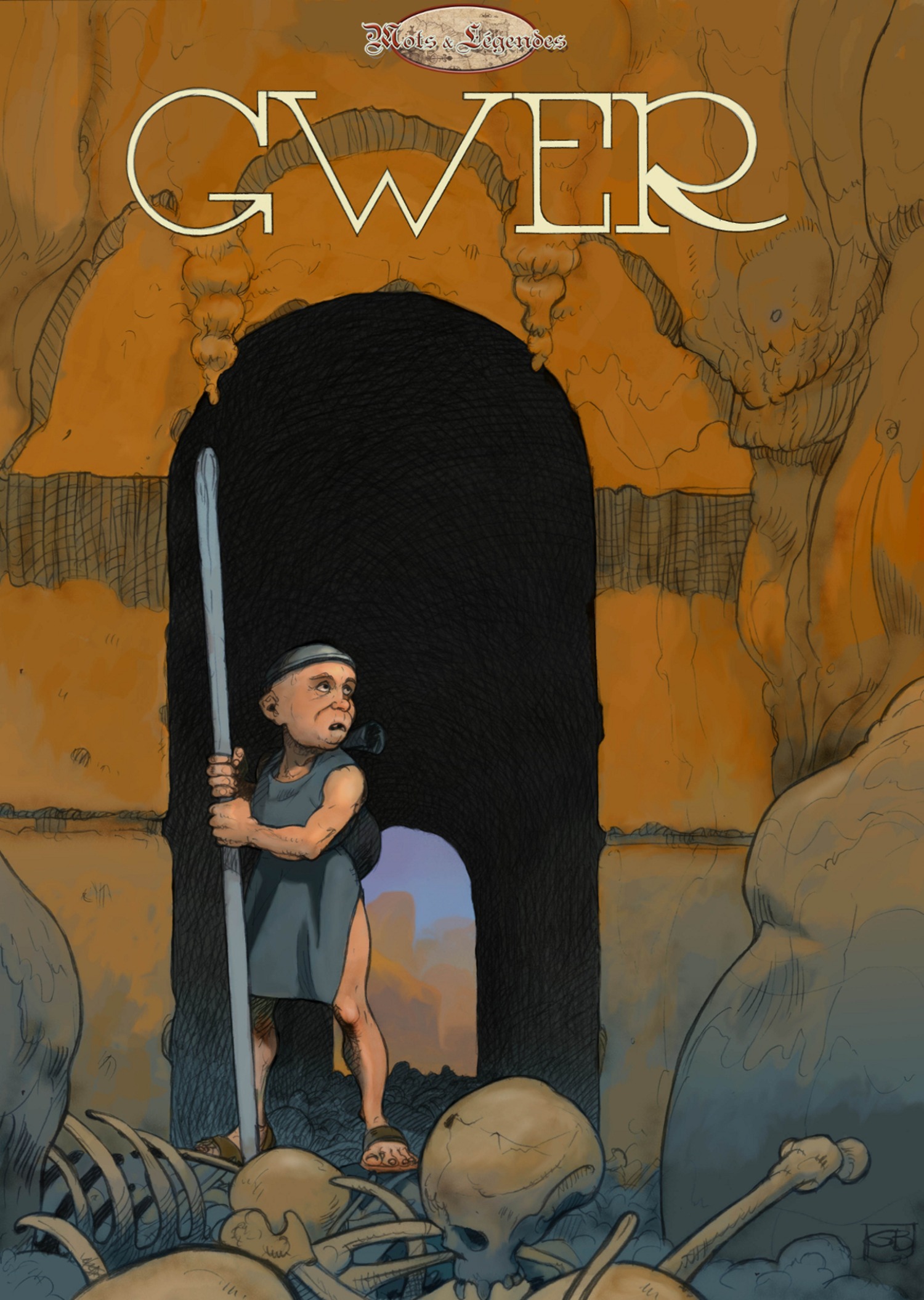 Couverture ebook de Gwer, de Gwenran