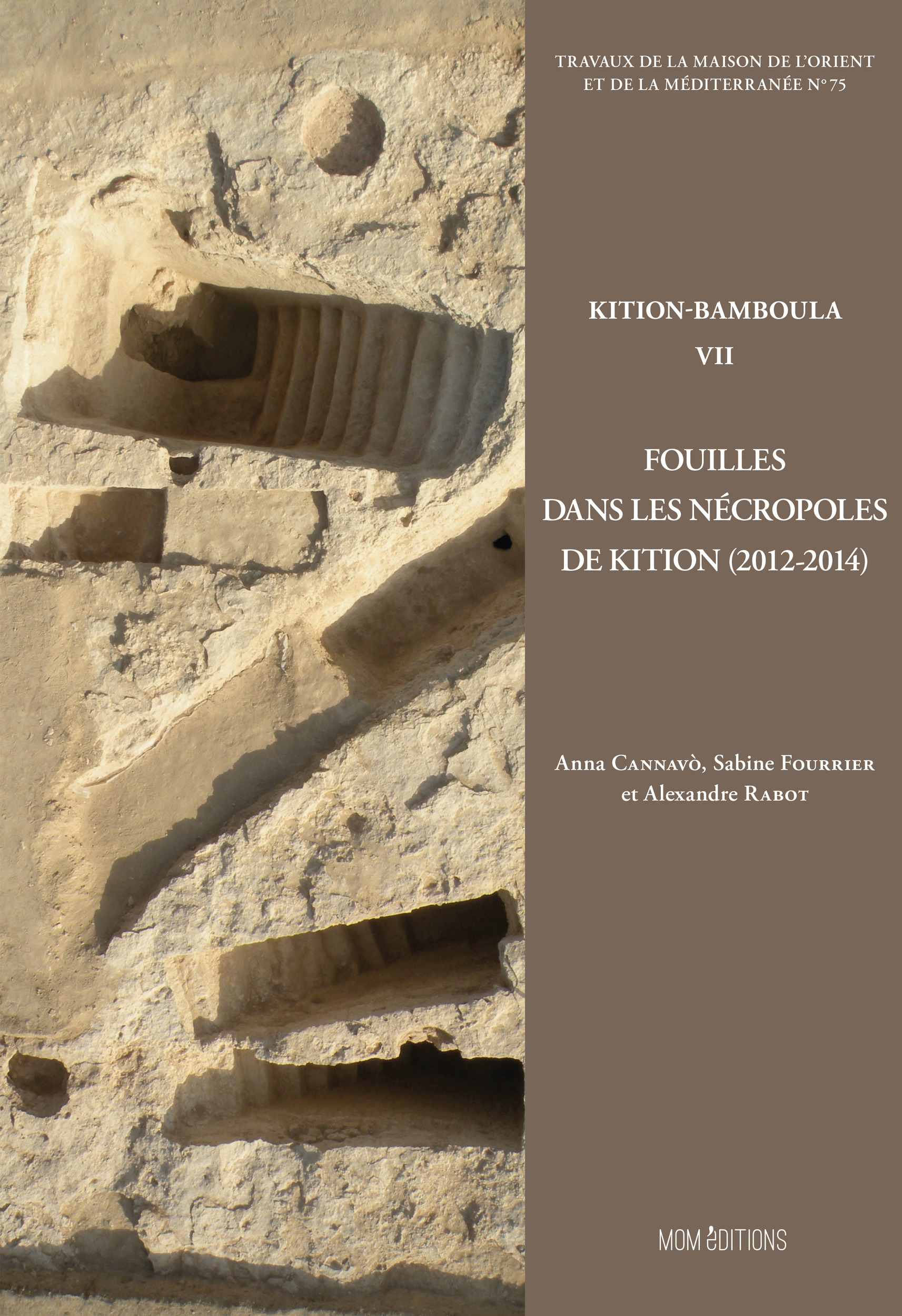 Couverture ebook de Kition-Bamboula VII, de Alexandre Rabot, Anna Cannavò, Sabine Fourrier