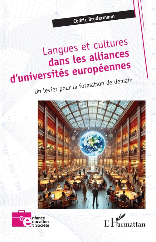 Couverture ebook de Langues et cultures dans les alliances d'universités européennes, de Cédric Brudermann
