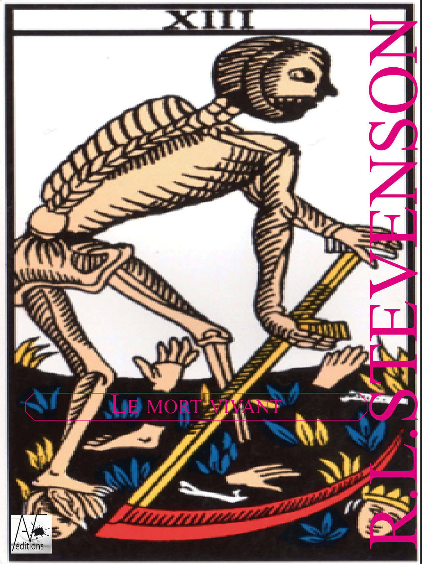 ebook cover of Le Mort vivant, by Robert Louis Stevenson