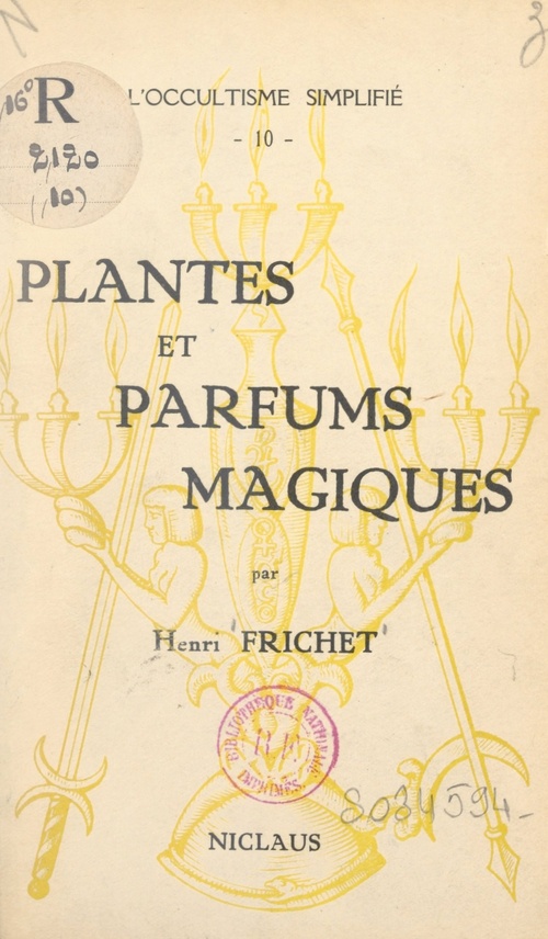 Couverture ebook de Plantes et parfums magiques, de Henry Frichet