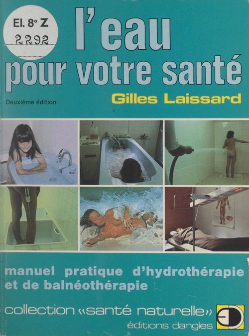 Couverture ebook de L'eau pour votre santé, de Gilles Laissard