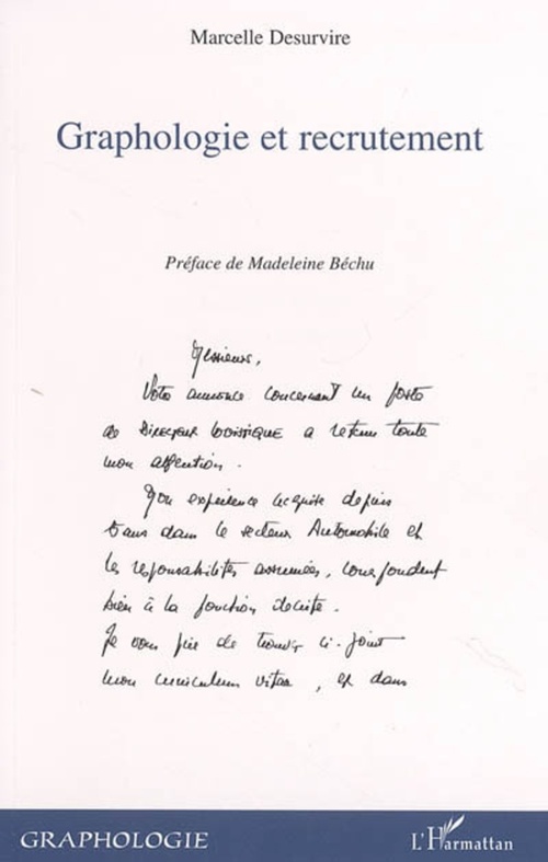 ebook cover of Graphologie et recrutement, by Marcelle Desurvire