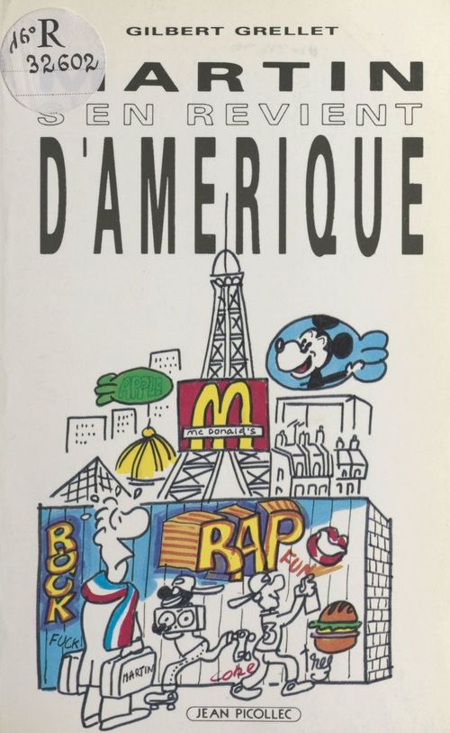 Couverture ebook de Martin s'en revient d'Amérique, de Gilbert Grellet
