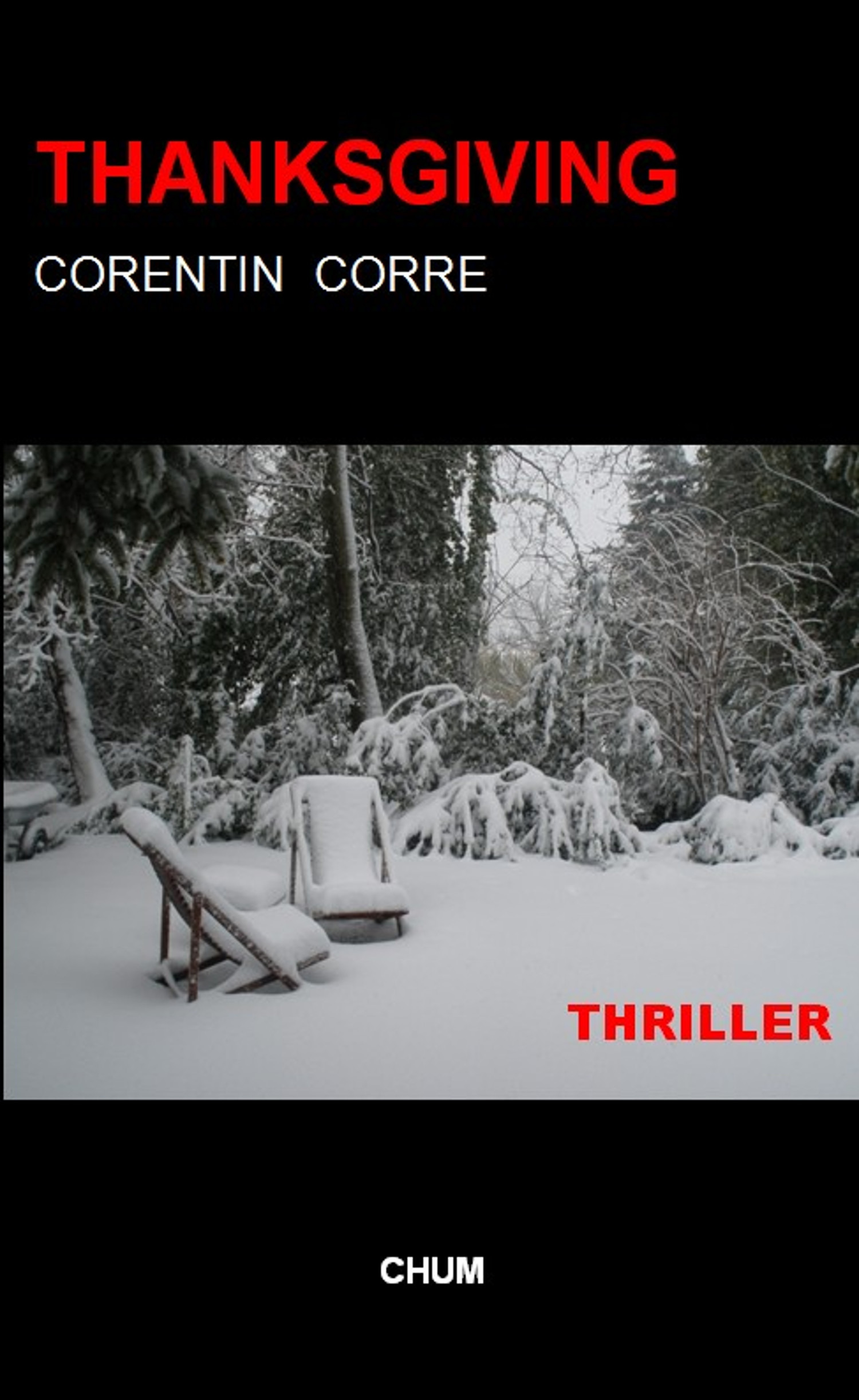 Couverture ebook de Thanksgiving, de Corentin Corre