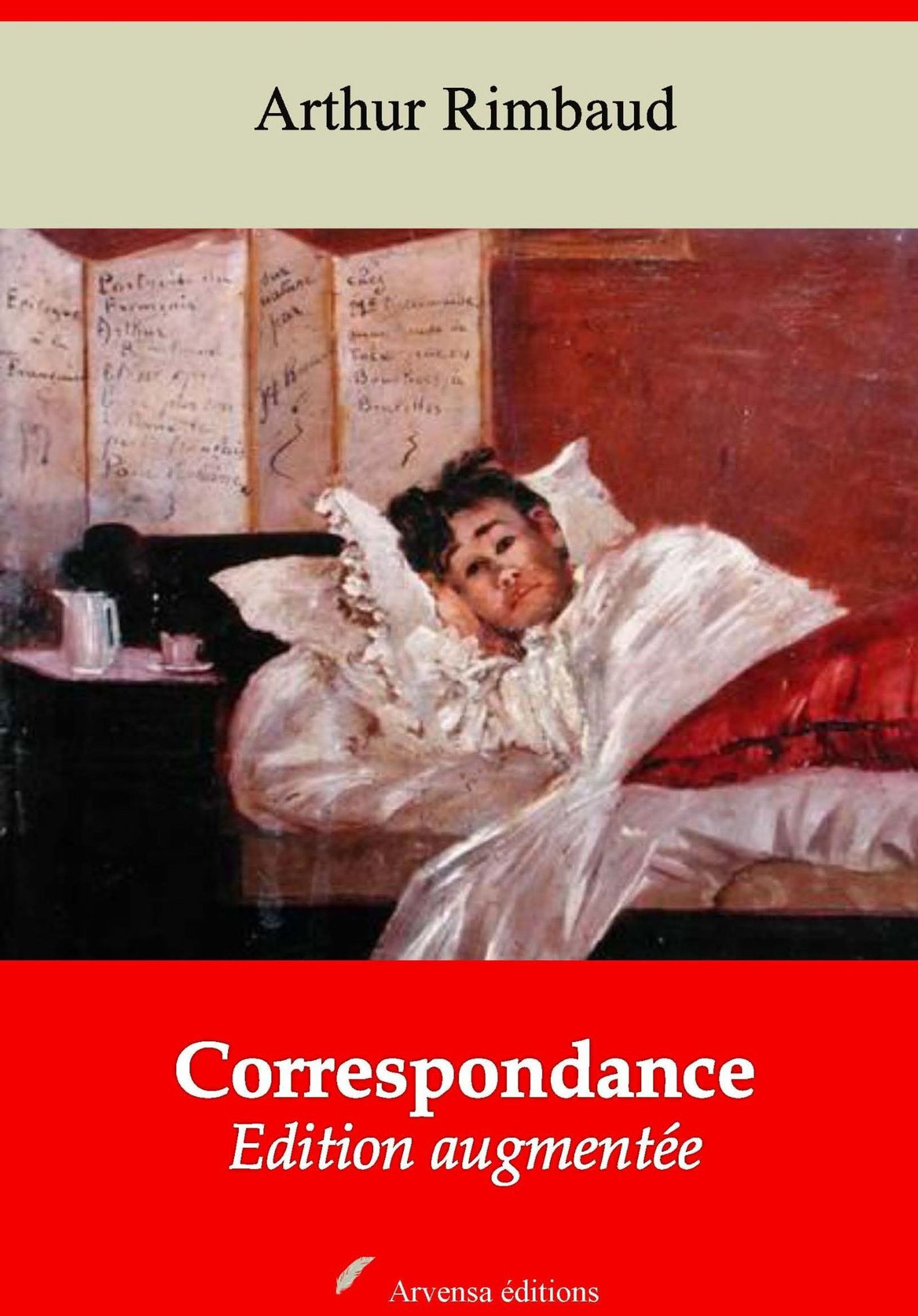 Couverture ebook de Correspondance - suivi d'annexes, de Arthur Rimbaud