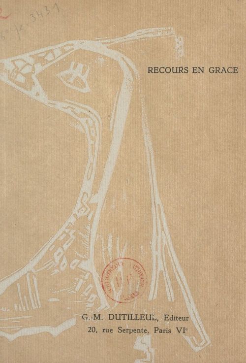 Couverture ebook de Recours en grâce, de Pierre Nothomb
