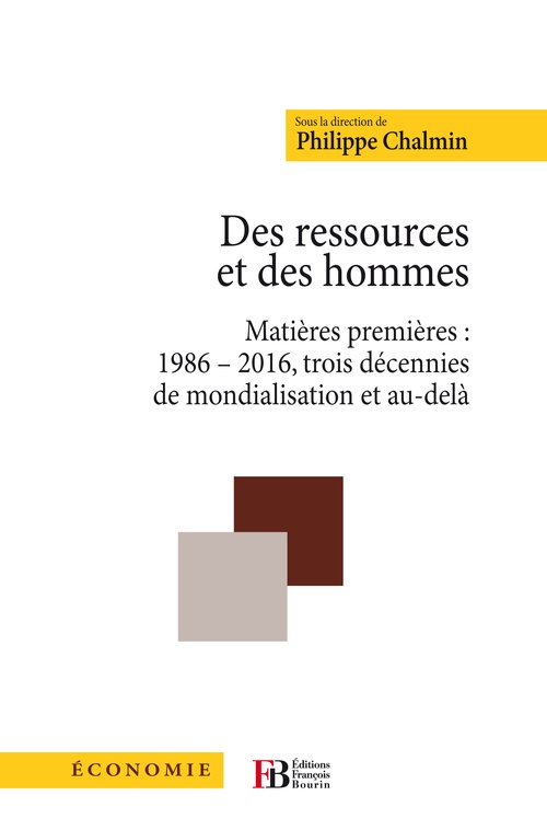 ebook cover of Des ressources et des hommes, by Philippe Chalmin