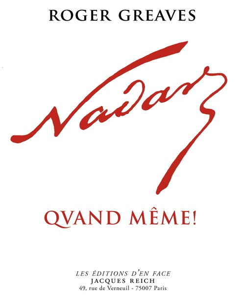 Couverture ebook de Nadar quand même !, de Roger Greaves
