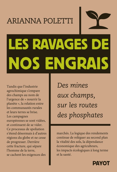 ebook cover of Les ravages de nos engrais, by Arianna Poletti
