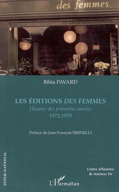 Couverture ebook de Les éditions des femmes, de Bibia Pavard
