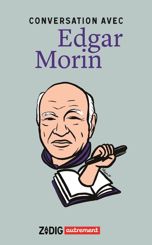 Couverture ebook de Conversation avec Edgar Morin, de Edgar Morin