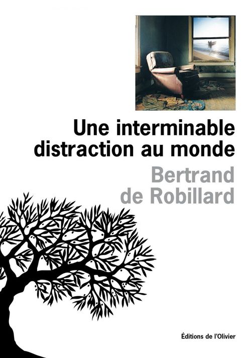 Couverture ebook de Une interminable distraction au monde, de Bertrand de Robillard