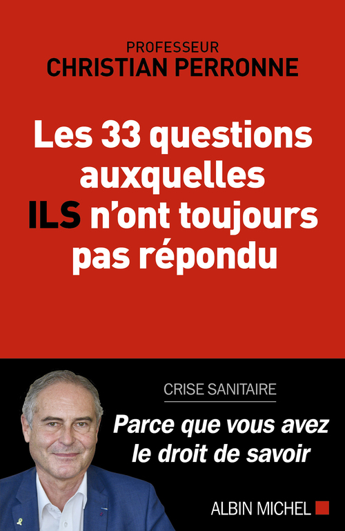 ebook cover of Les 33 questions auxquelles ils n'ont toujours pas répondu, by Christian Perronne