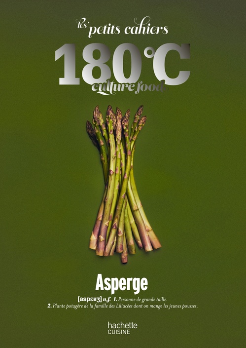 Couverture ebook de Les petits cahiers 180°C - Asperge, de 180°C