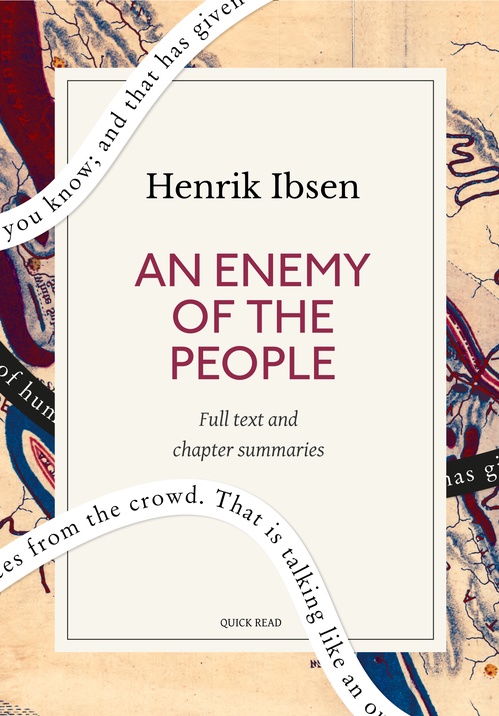 ebook cover of An Enemy of the People: A Quick Read edition, by Henrik Ibsen, Quick Read