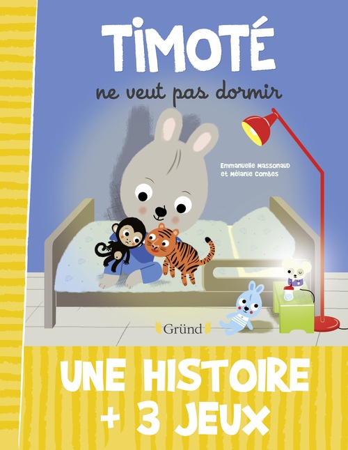 ebook cover of Timoté ne veut pas dormir, by Emmanuelle Massonaud, Mélanie Combes
