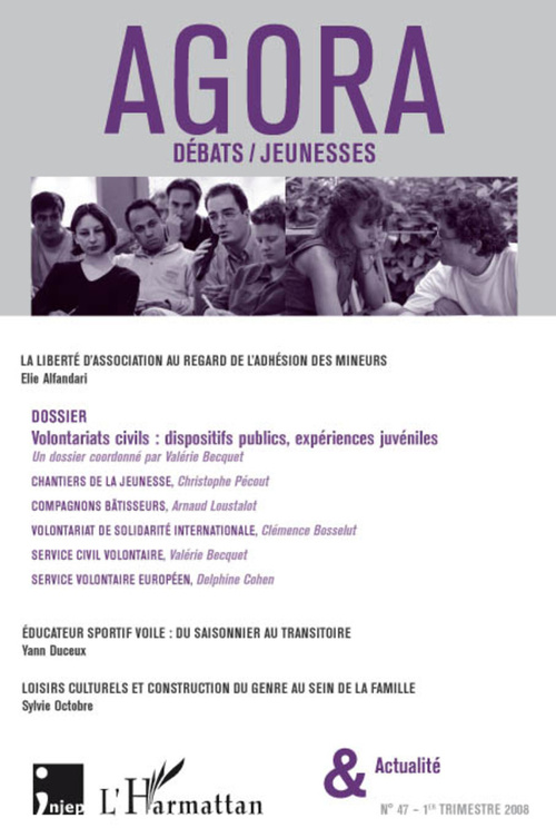 ebook cover of Volontariats civils : dispositifs public, expériences juvéniles, by