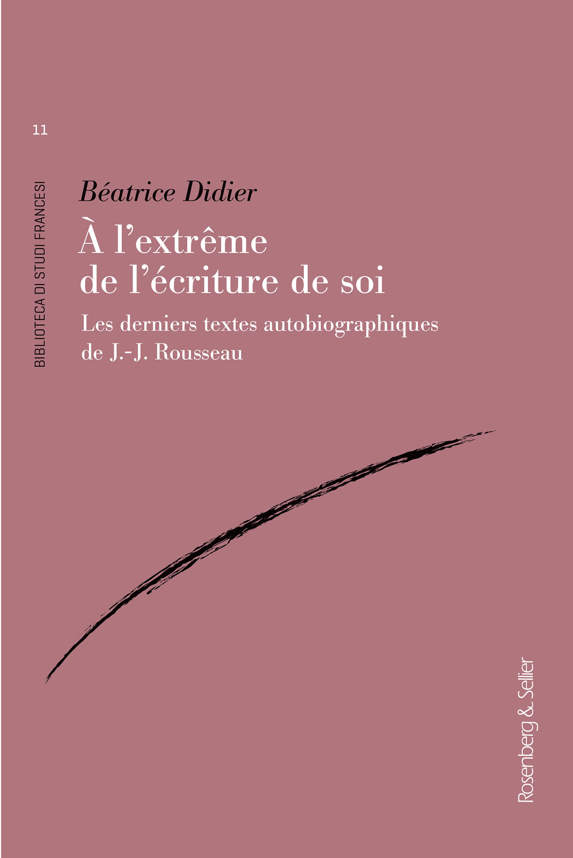 Couverture ebook de À l´extrême de l´écriture de soi, de Béatrice Didier