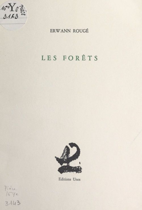 ebook cover of Les forêts, by Erwann Rougé