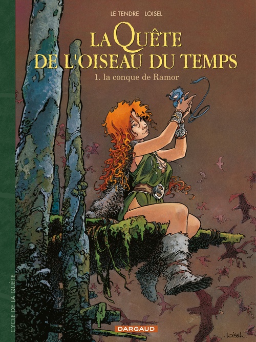 ebook cover of La Quête de l'Oiseau du Temps - Tome 1 - La Conque de Ramor, by Serge Le Tendre, Régis Loisel
