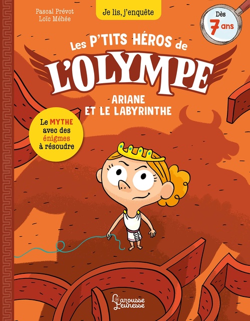 ebook cover of Les petits héros de l'Olympe - Ariane et le labyrinthe, by Pascal Prévôt
