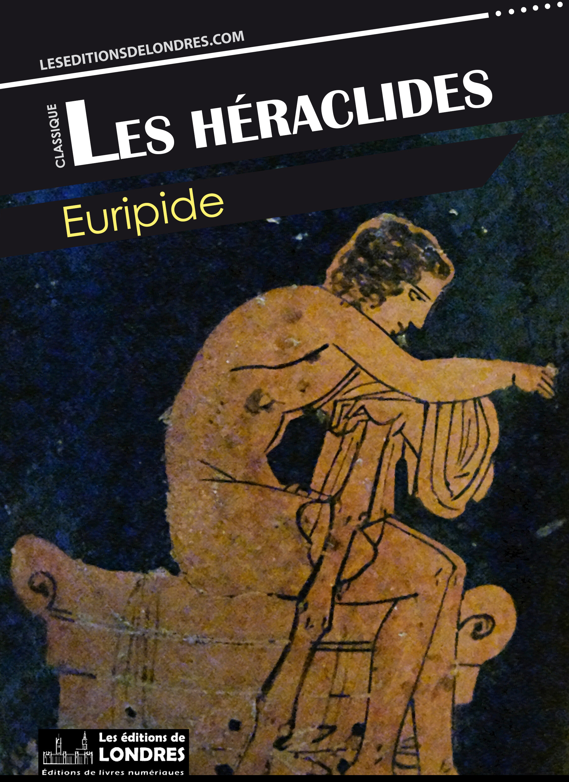 ebook cover of Les Héraclides, by Euripide