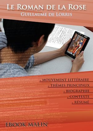 Couverture ebook de Fiche de lecture Le Roman de la Rose - Résumé détaillé et analyse littéraire de référence, de Guillaume De Lorris