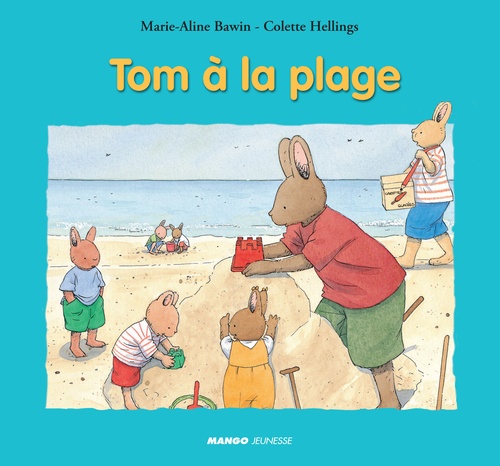 ebook cover of Tom à la plage, by Marie-Aline Bawin, Colette Hellings