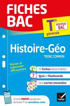 ebook cover of Fiches bac - Histoire-Géographie Tle - Bac 2027, by Collectif