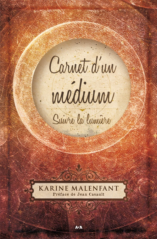 ebook cover of Carnet d´un médium, by Karine Malenfant