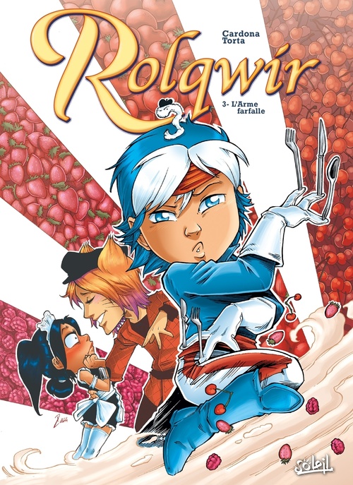 Couverture ebook de Rolqwir T03 - L'Arme farfalle, de Philippe Cardona