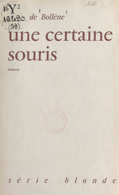 Couverture ebook de Une certaine souris, de Anne De Bolene