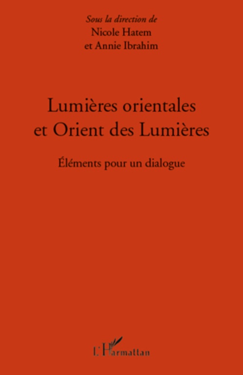 ebook cover of Lumières orientales et Orient des Lumières, by Nicole Hatem, Annie Ibrahim
