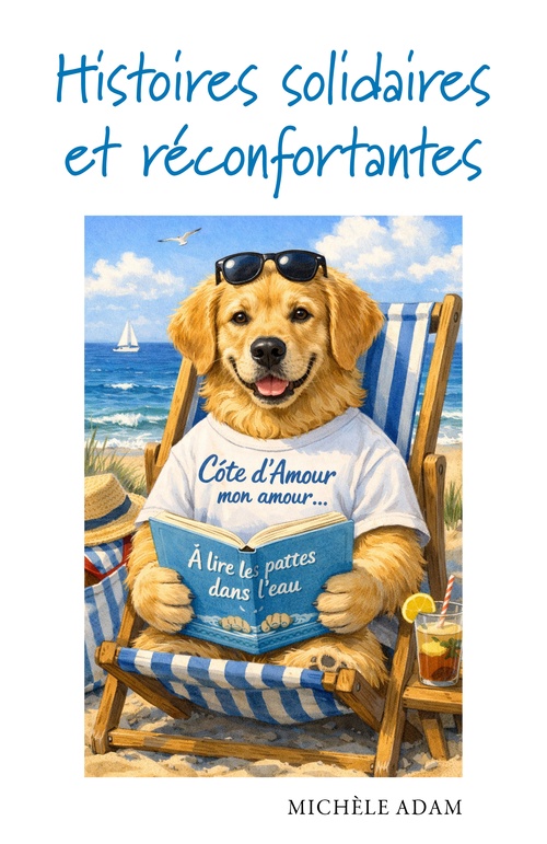 Couverture ebook de Histoires solidaires et réconfortantes, de Michele Adam