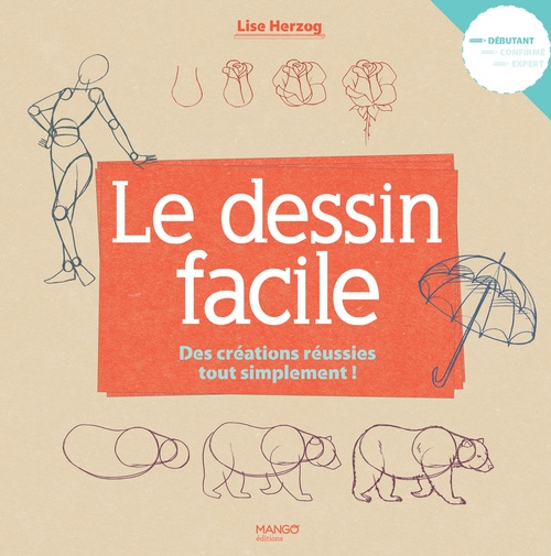Couverture ebook de Le dessin facile, de Lise Herzog