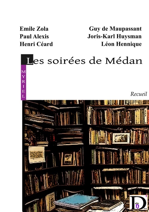 Couverture ebook de Les soirées de Médan, de Emile Zola, Henri Ceard, Joris-Karl Hyusmans, Leon Henique
