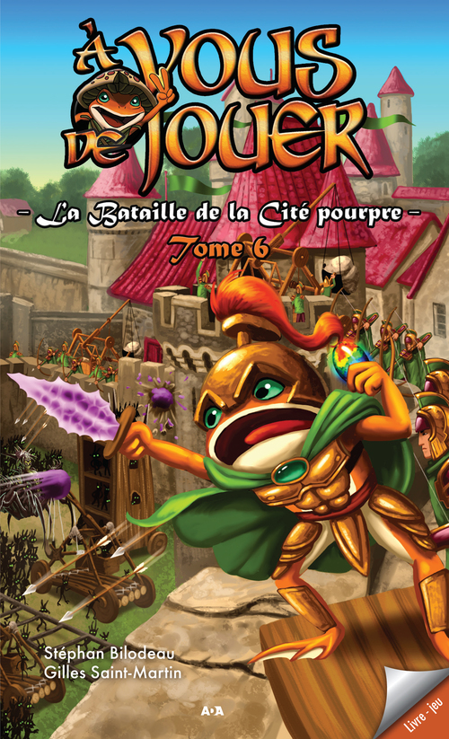 ebook cover of La Bataille de la Cité pourpre, by Stéphan Bilodeau, Gilles Saint-Martin