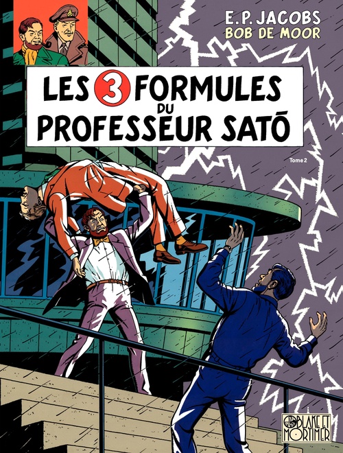 Couverture ebook de Blake et Mortimer - Tome 12 - Les 3 Formules du Professeur Sato 2/2, de Edgar Pierre Jacobs, Bob De moor