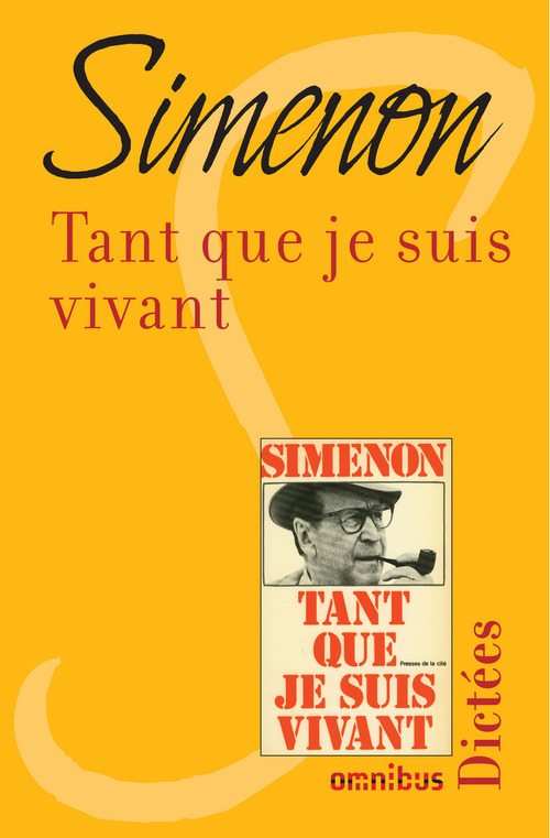 ebook cover of Tant que je suis vivant, by Georges Simenon